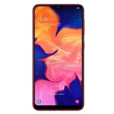Smartphone Samsung Galaxy A10 32GB Câmera Traseira 13MP + 5MP Selfie 5MP Tela Infinita 6.2" SM-A105 Vermelho