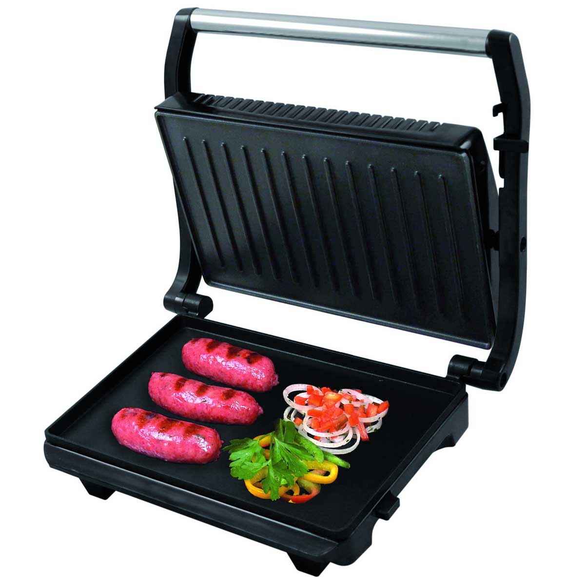 Grill e Sanduicheira Britania Press Inox